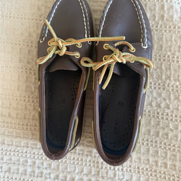 Sperry Shoes - Sperry Top-Sider Brown Leather Boat Shoes – Women’s 6.5